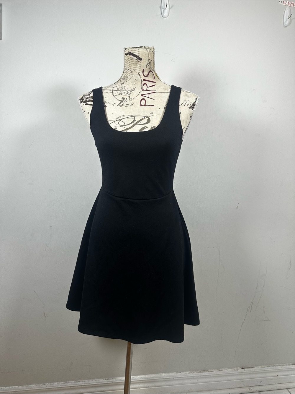 Bluenotes Women's Black Skater Dress Size Medium M